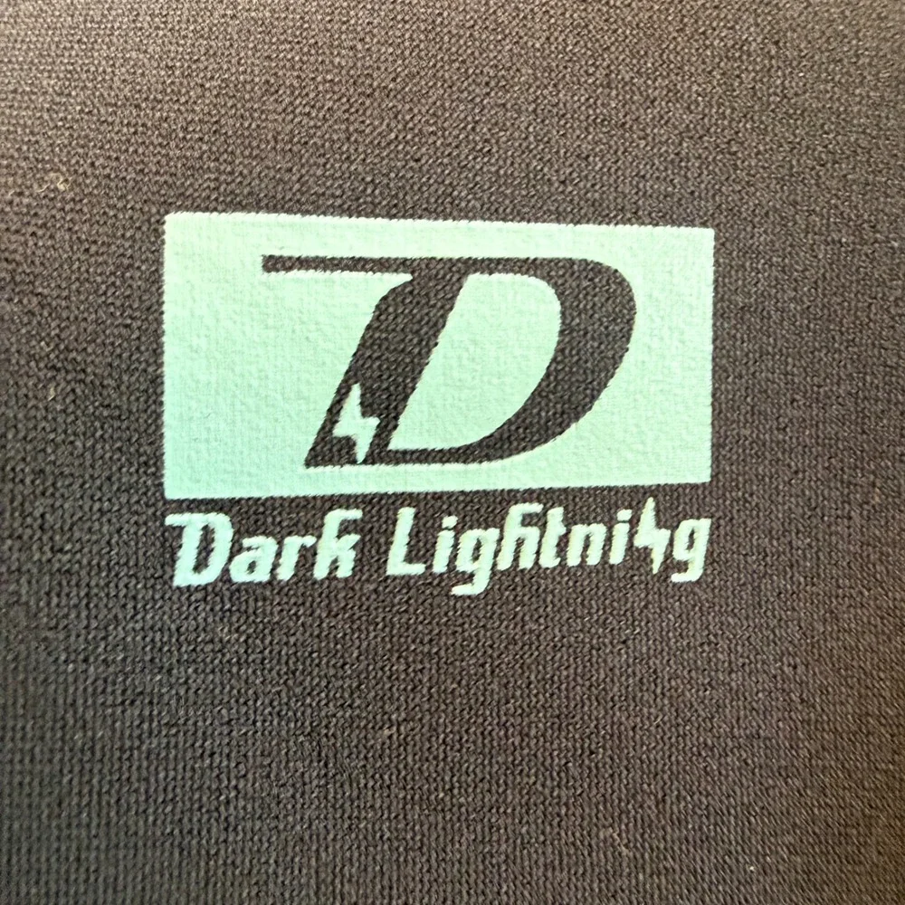 Dark Lightning Mens Shorty Wetsuit Black Teal Neoprene‎ Short Sleeve Surfing